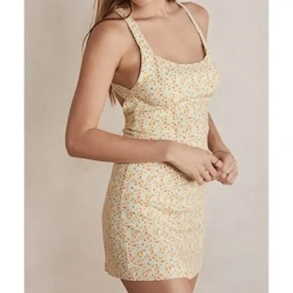 Intimately Free People Just Peachy Printed Mini Dress - Picture 1 of 8